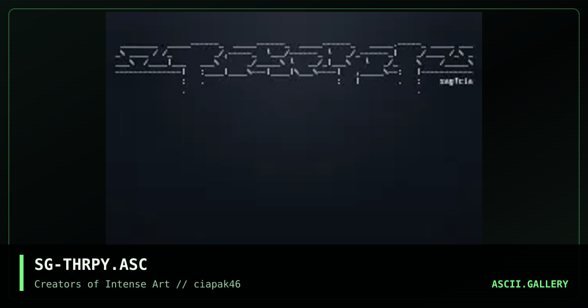 therapy logo, by sagramore, 1997