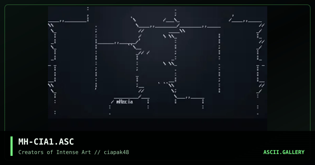 CiA., by megga hertz, 1997