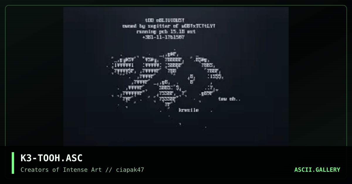 too oblivious, by kresile, 1997