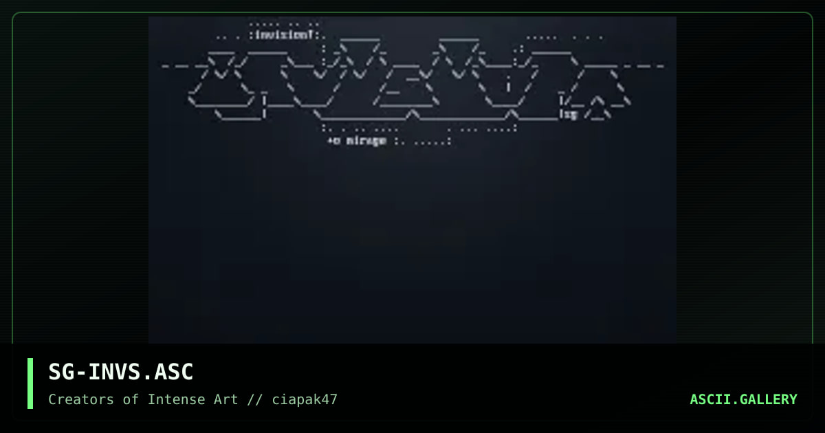 invasion ascii, by sagramore, 1997