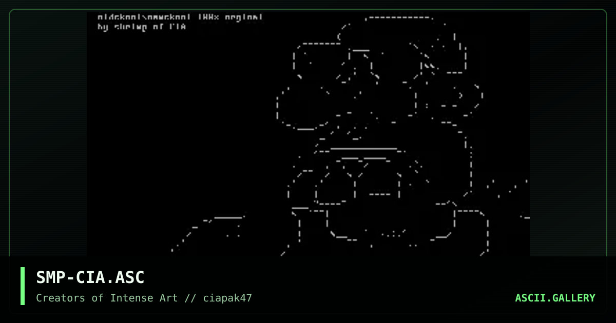 cia ascii, by shrimp, 1997