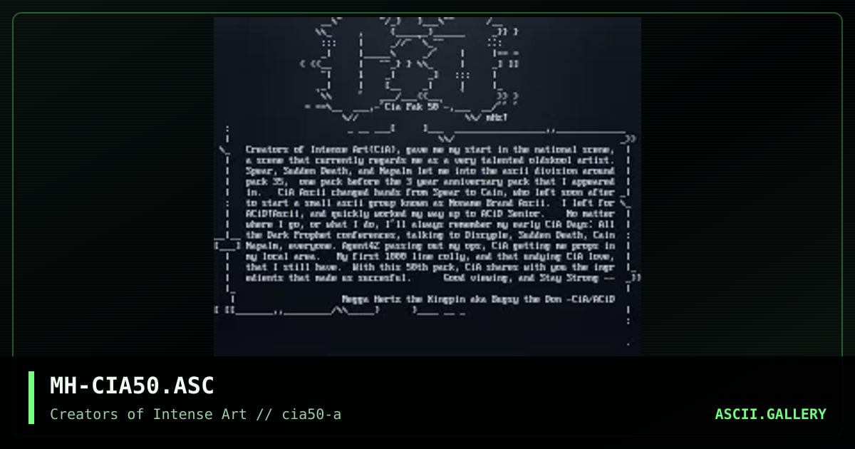 CiA Pack 50!, by megga hertz, 1997