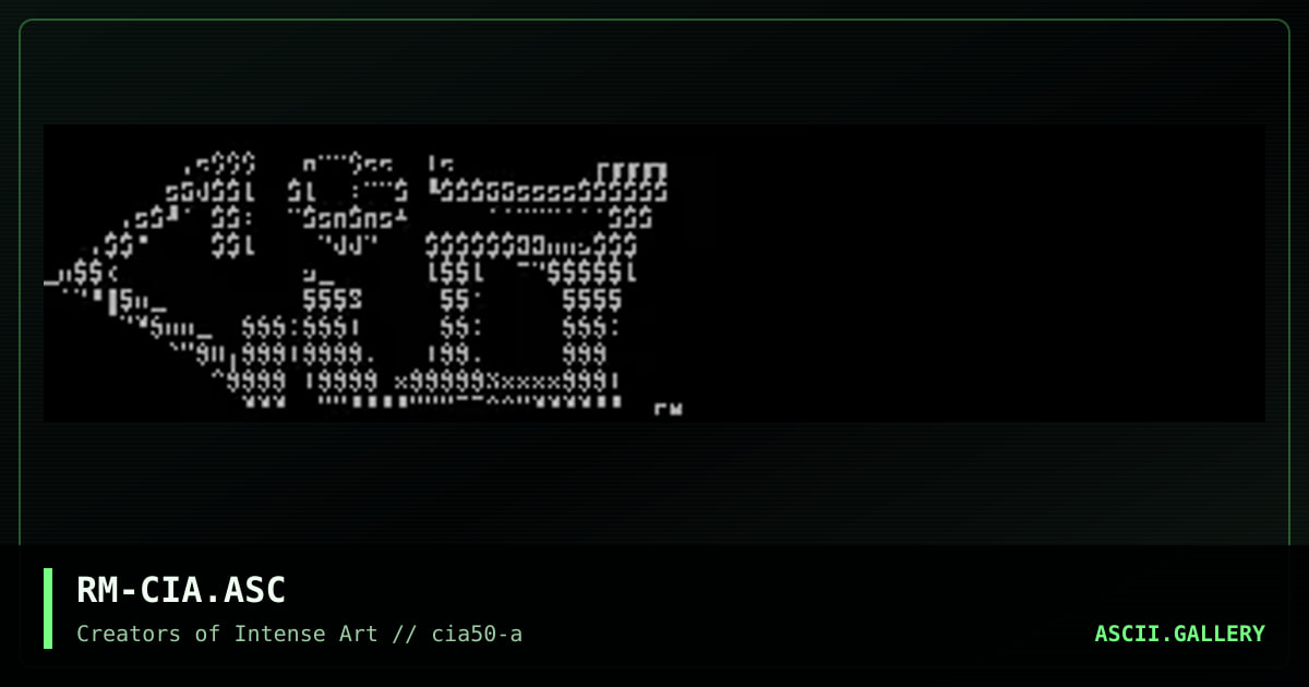CIA, by rumpf, 1997
