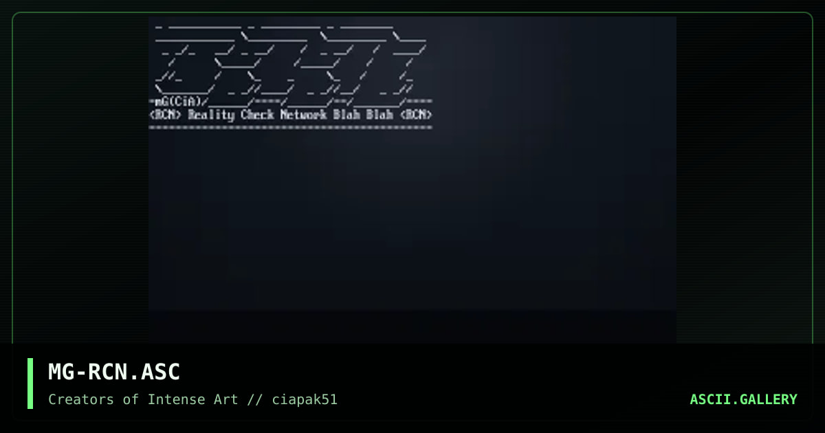 rcn ascii, by markgoh, 1997