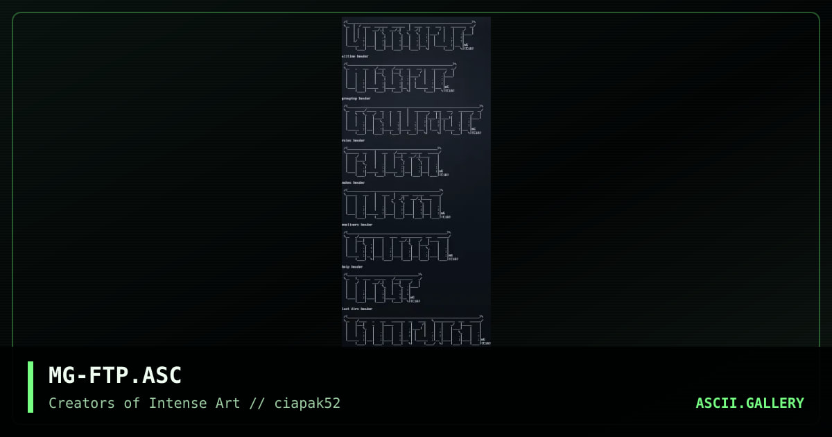 MG-FTP.ASC, by markgoh, 1998