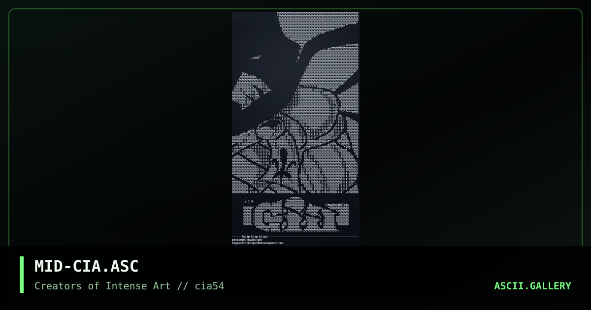 cia promotional, by mydknight, 1998