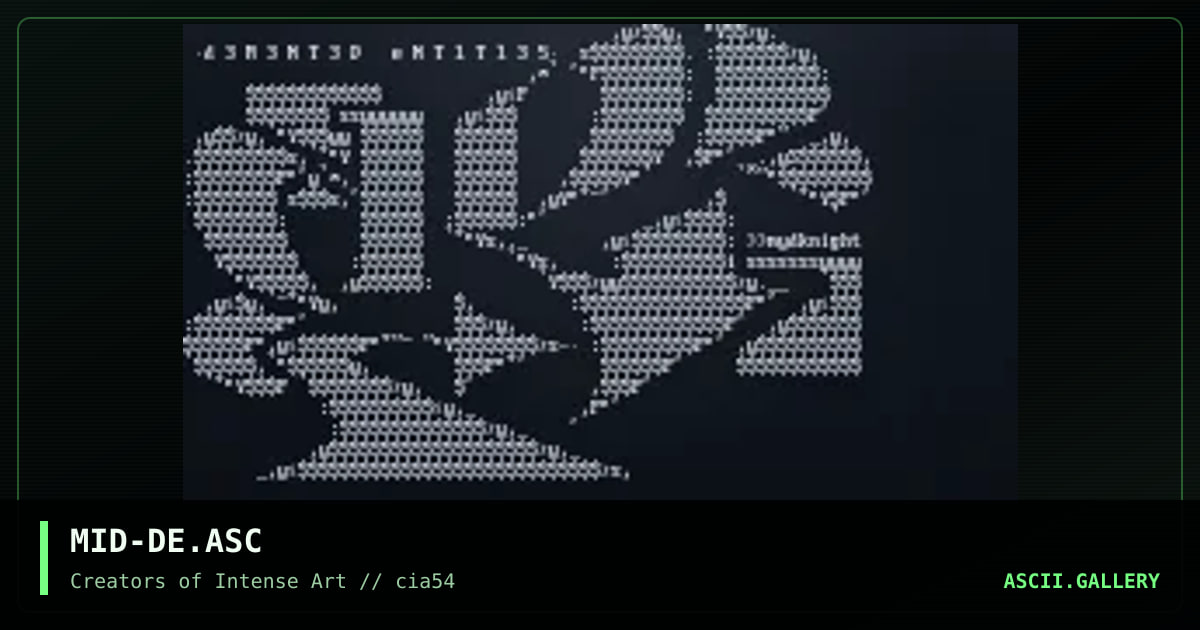 demented entities for orion, by mydknight, 1998