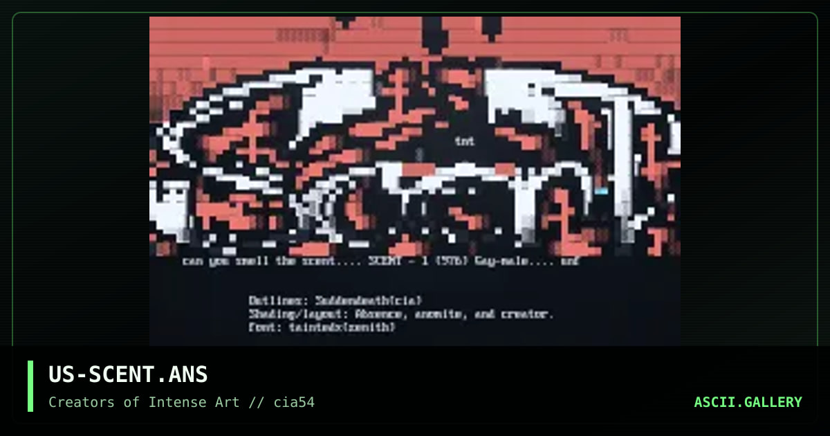 Scent, by sudden death, taintedx, creator, anomite, absence, 1998