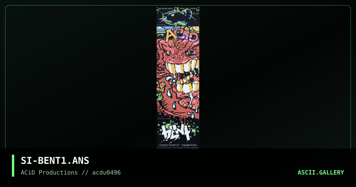 Bent, by spirit of illusion, 1996