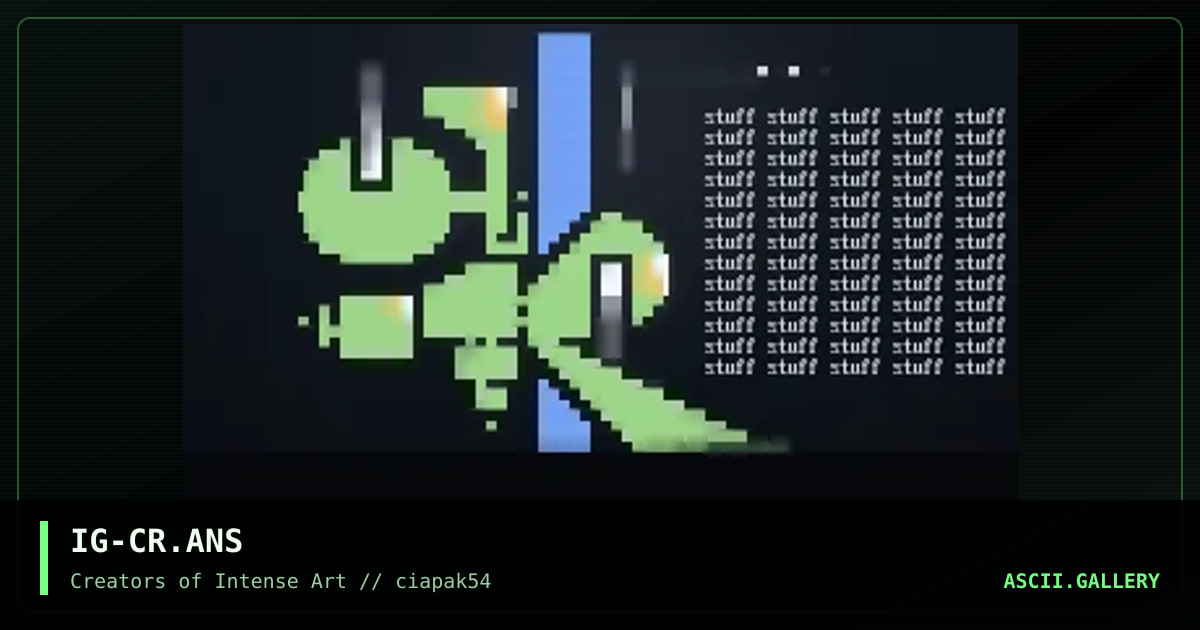 Status Screen, by ironghost, 1998