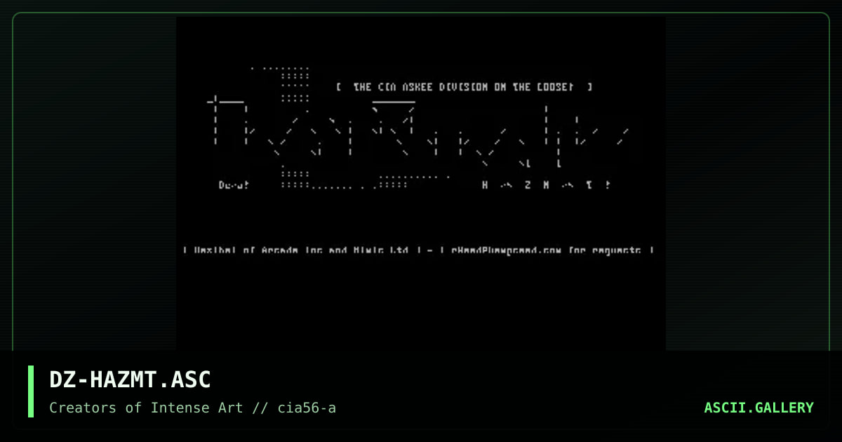 hazmat, by dezibel, 1998