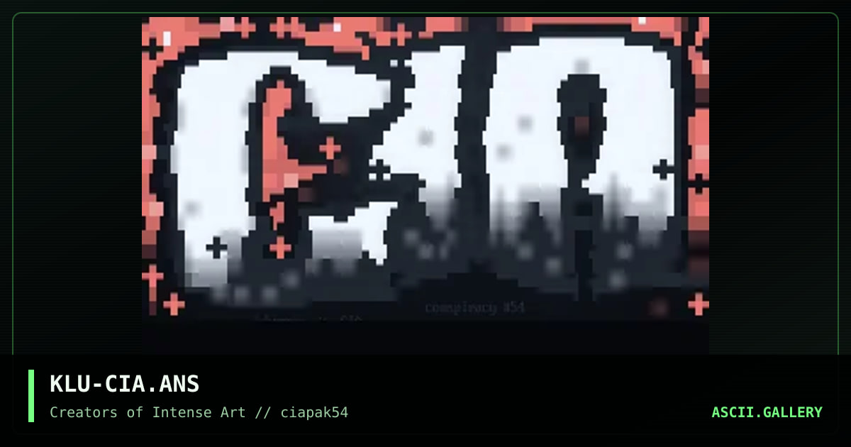 CIA Promotional, by klumzee, 1998
