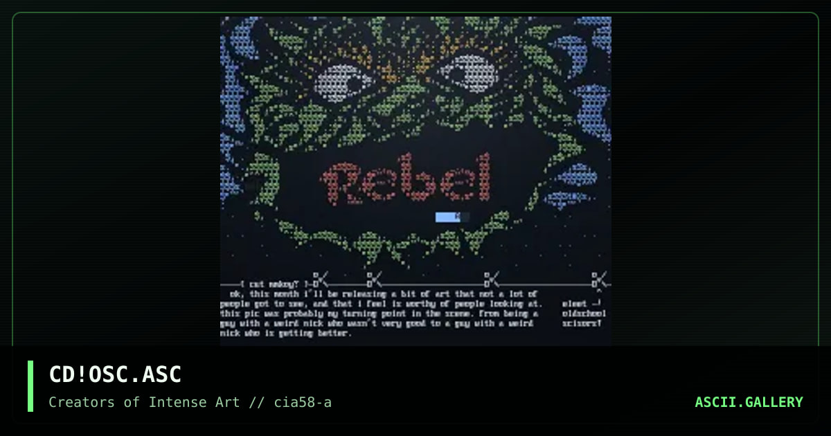 Rebel Art, by cat-dog, 1998