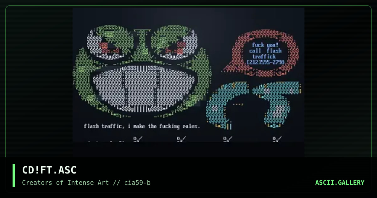 flash traffick #1, by cat-dog, 1999
