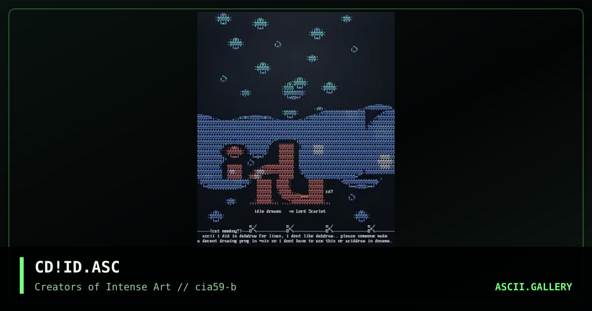 idle dreams, by cat-dog, 1999