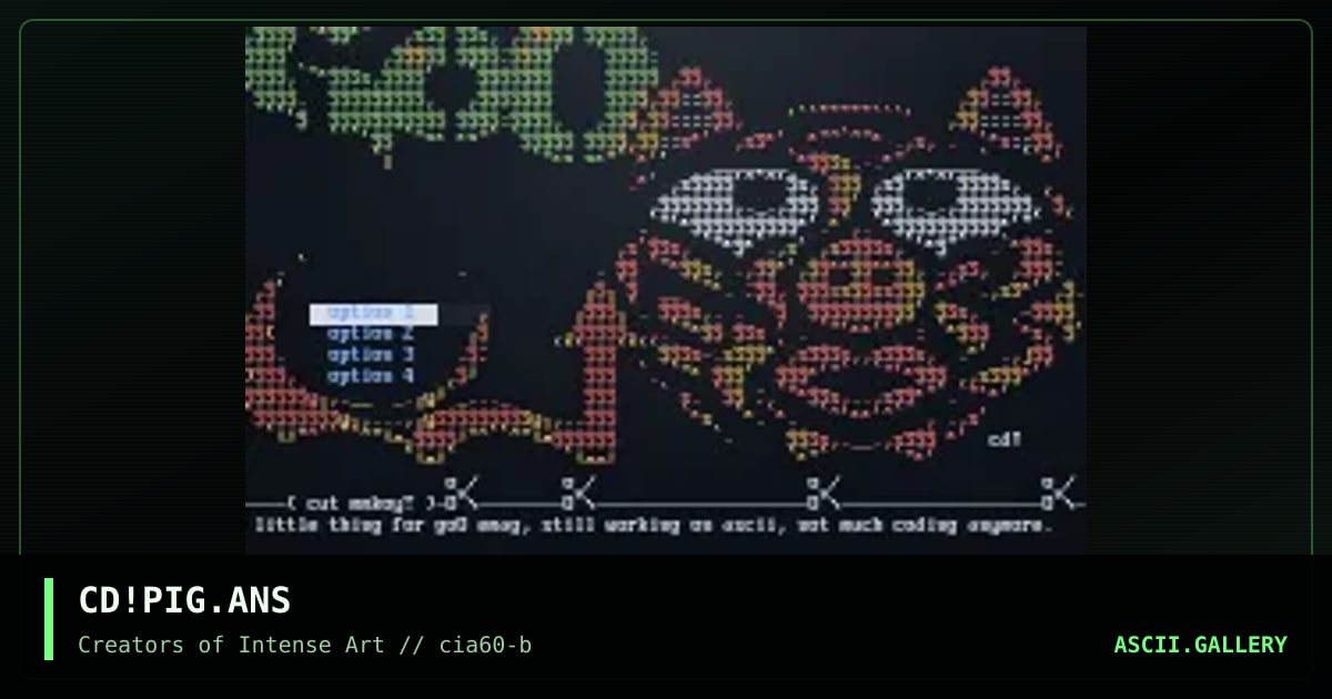 goO pig, by cat-dog, 1999