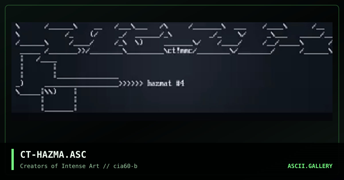 hazmat #4, by caster, 1999