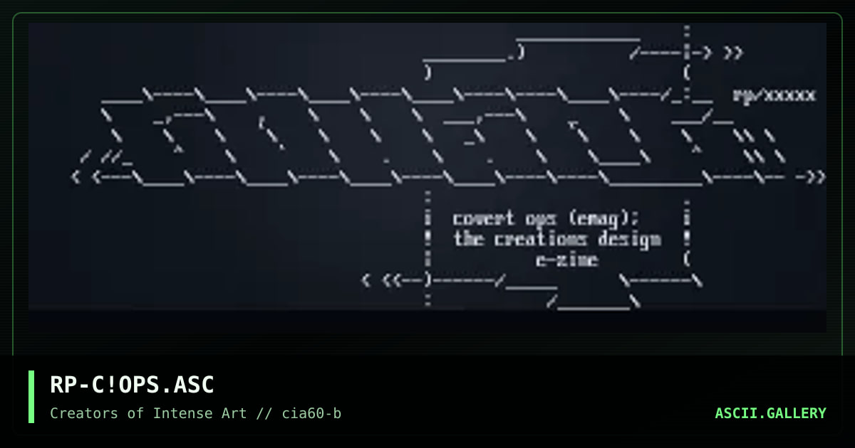 covert ops, by rippa, 1999
