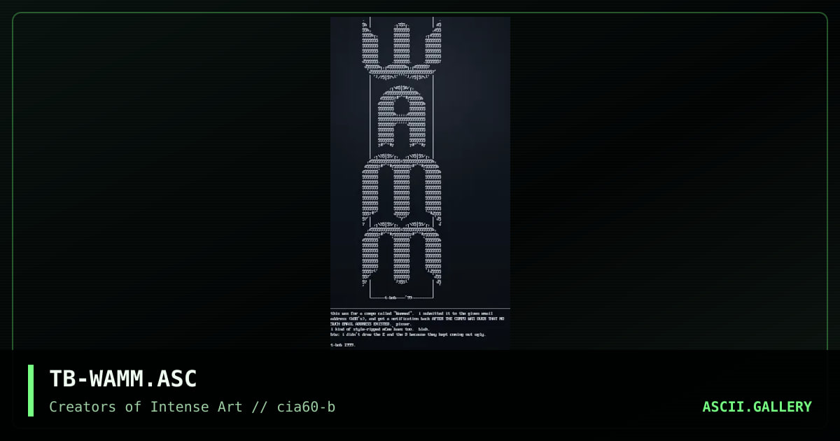Wammed, by t-bob, 1999