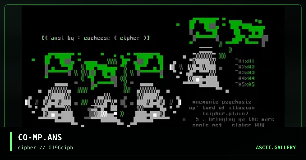 CO-MP.ANS, by cocheese, 1996