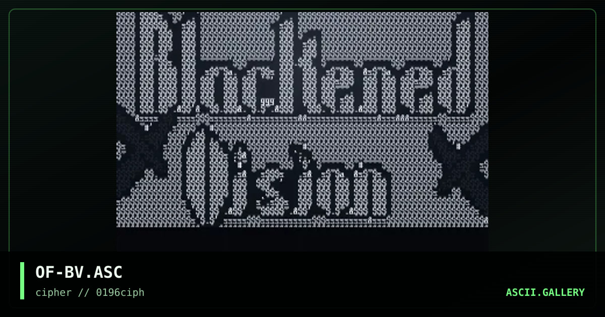 Blackened Vision Ad, by offspring, 1996