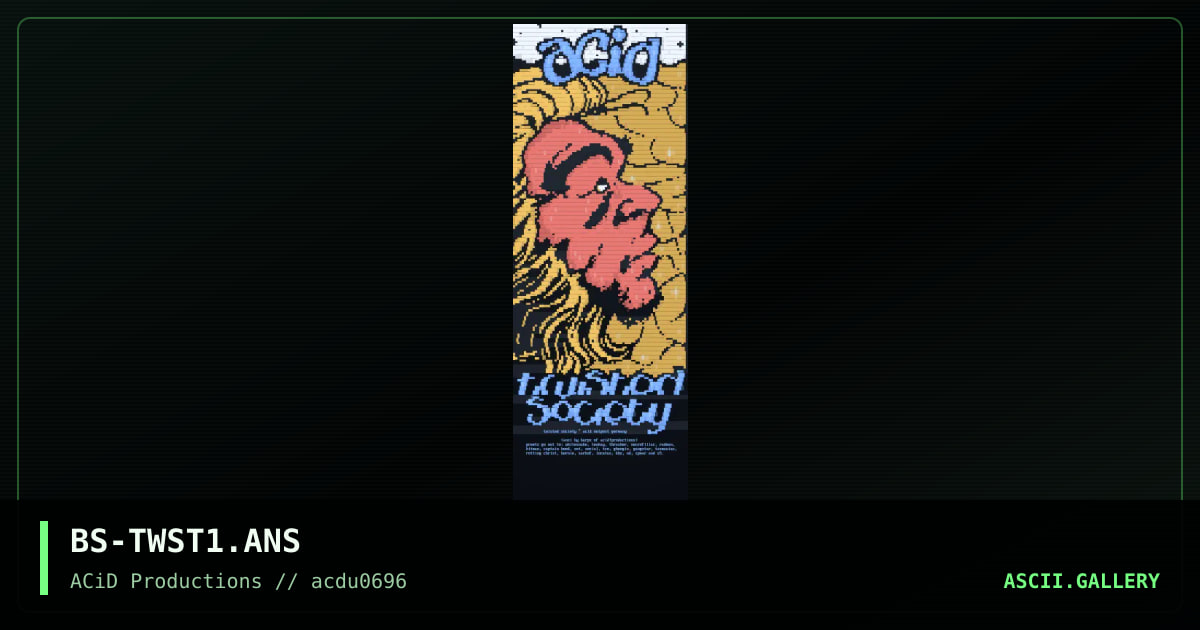 Twisted Society, by burps, 1996
