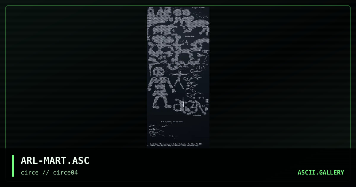 ARL-MART.ASC, by arlequin, 1998