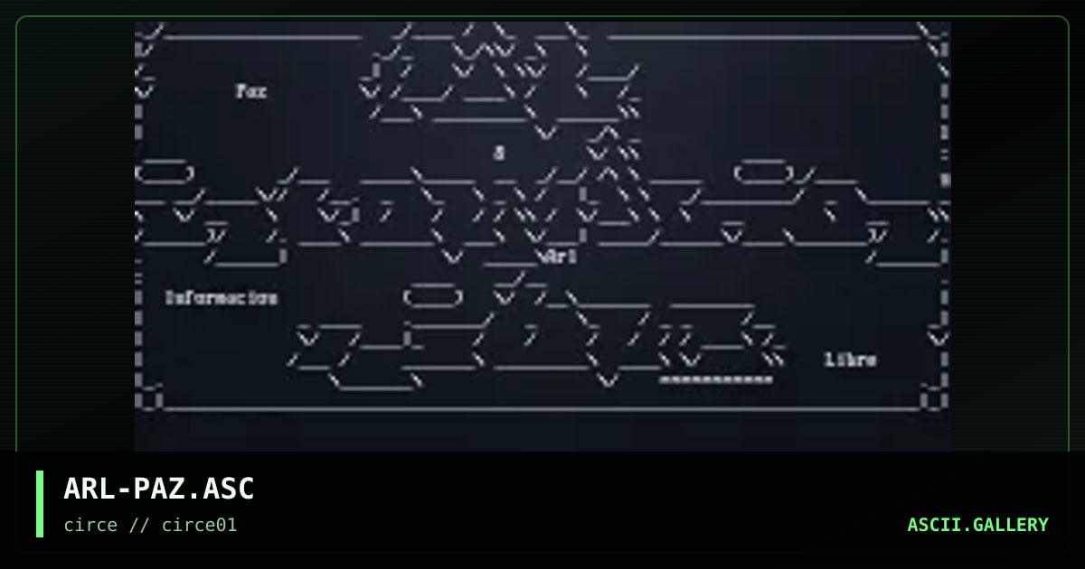ARL-PAZ.ASC, by arlequin, 1997