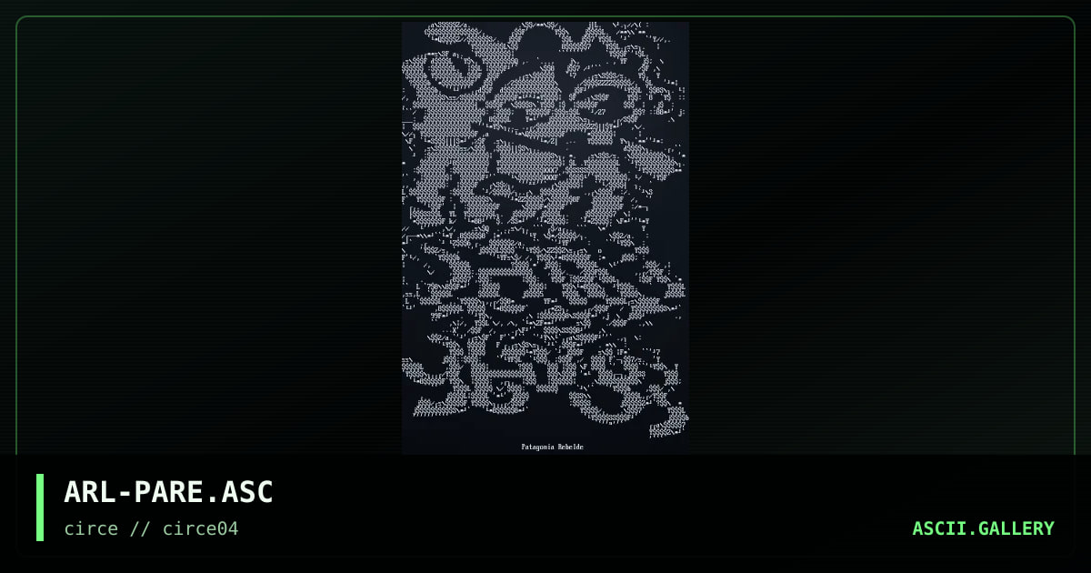 ARL-PARE.ASC, by arlequin, 1998