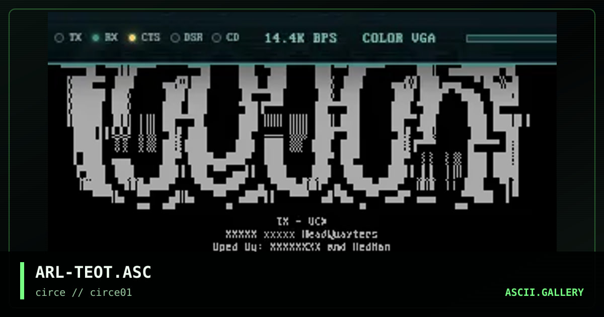 ARL-TEOT.ASC, by arlequin, 1997