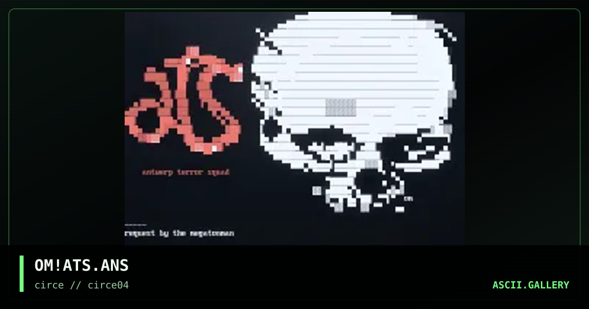 OM!ATS.ANS, by otium man, 1998
