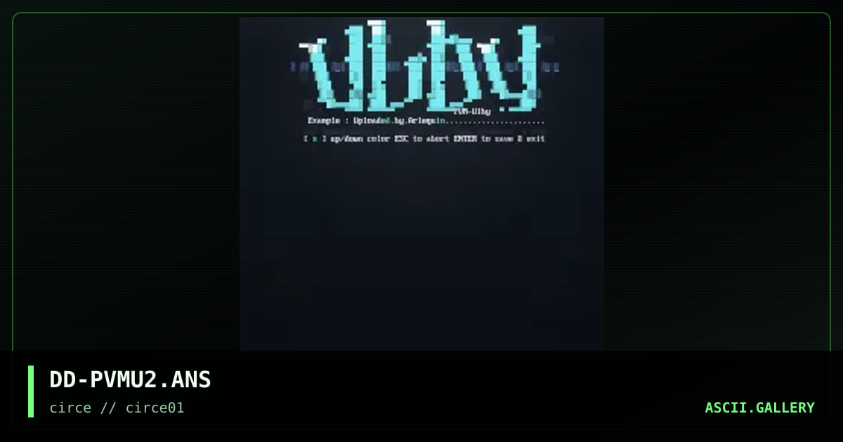 ulby, by diamond darrell, 1997