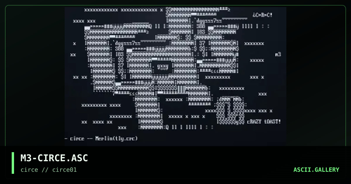 M3-CIRCE.ASC, by merlin, 1997