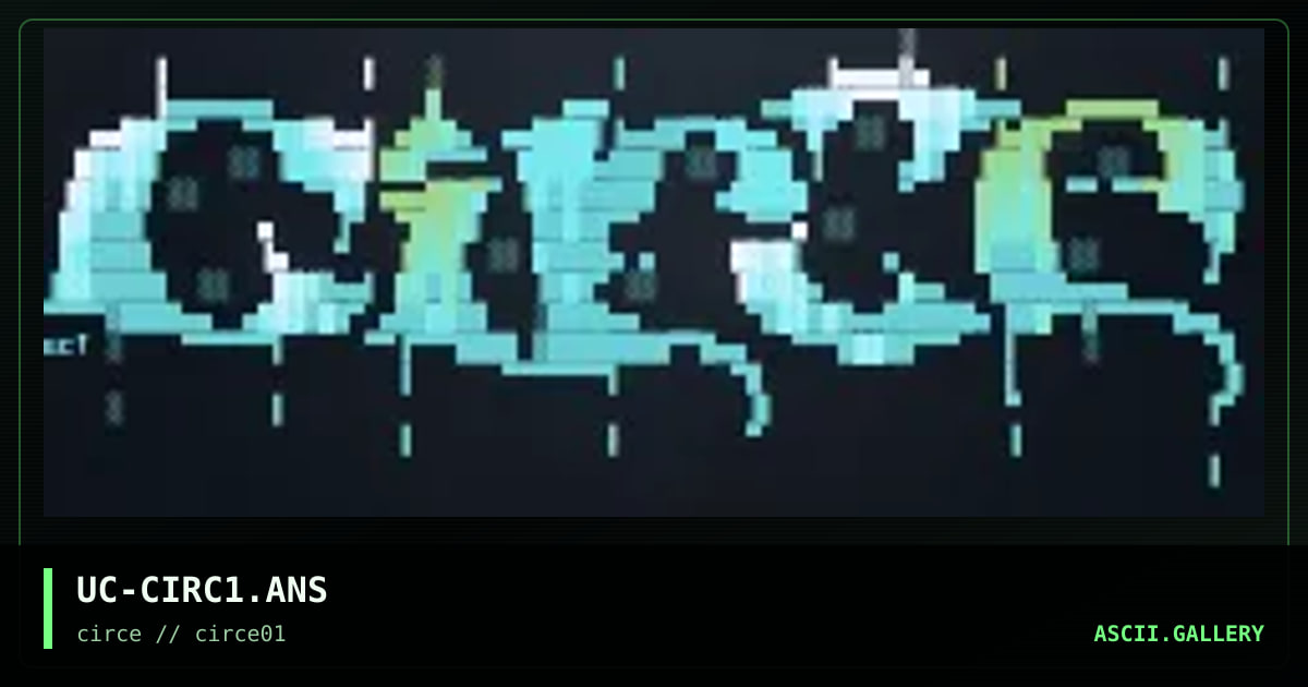 UC-CIRC1.ANS, by uctumi, 1997