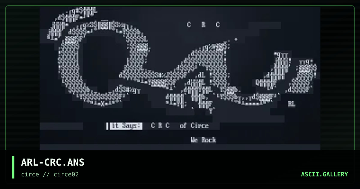 ARL-CRC.ANS, by arlequin, 1997