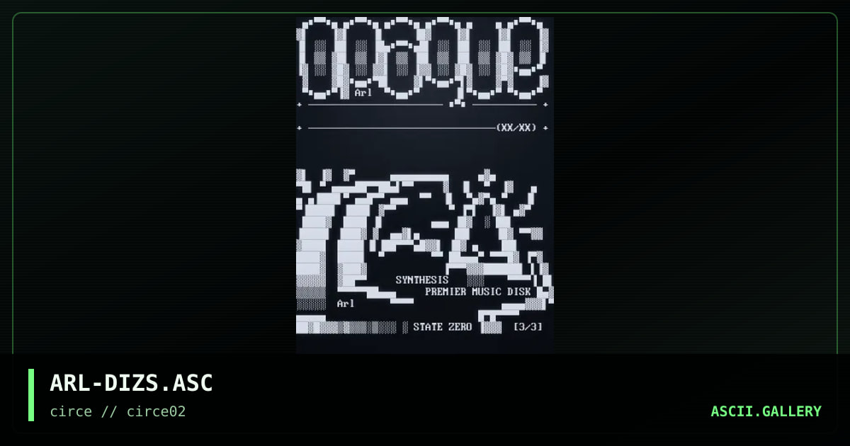 ARL-DIZS.ASC, by arlequin, 1997