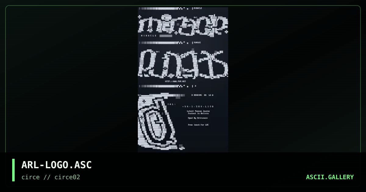 ARL-LOGO.ASC, by arlequin, 1997