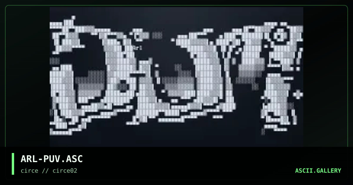 ARL-PUV.ASC, by arlequin, 1997