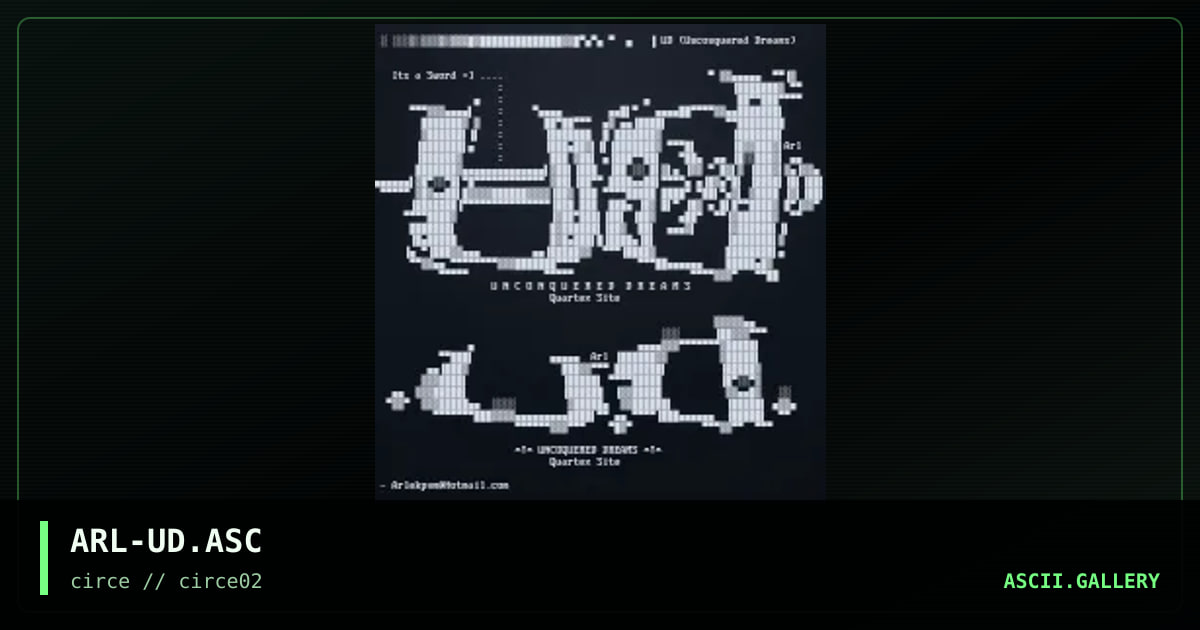ARL-UD.ASC, by arlequin, 1997