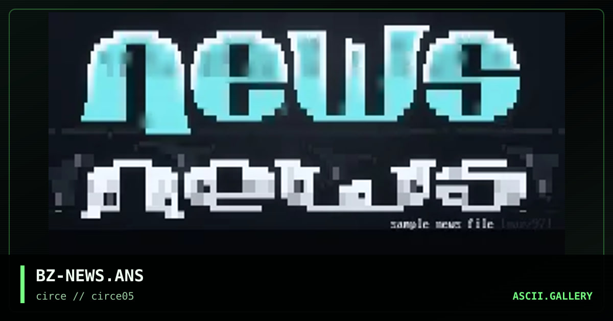 NEWS, by biozard, 1998