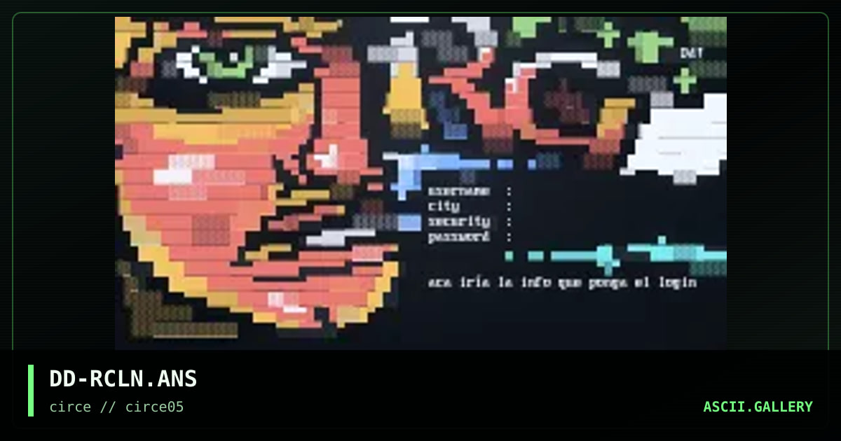 Rotten Corpse login, by diamond darrell, 1998