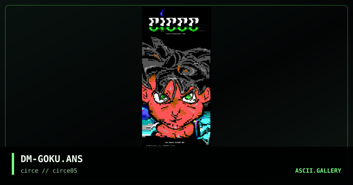 DM-GOKU.ANS, by arlequin, darkman-circe, 1998