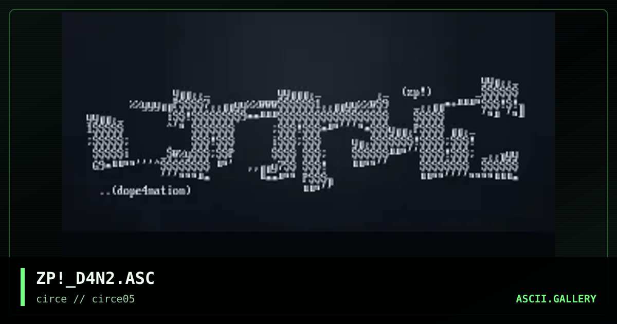ZP!_D4N2.ASC, by zippy, 1998
