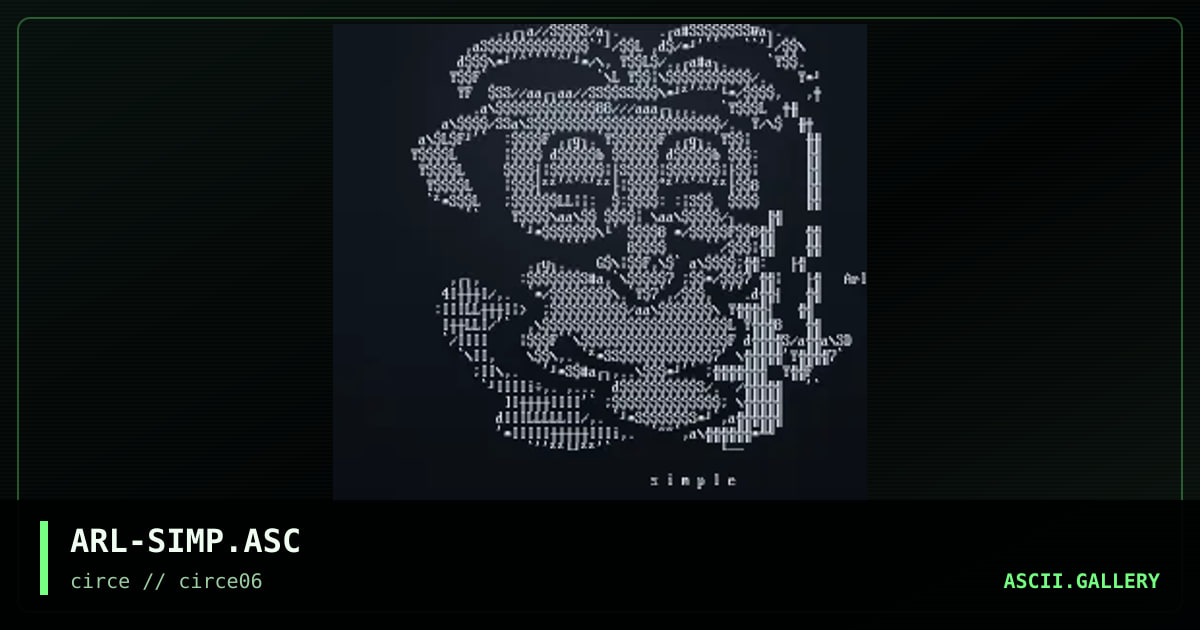 ARL-SIMP.ASC, by arlequin, 1998