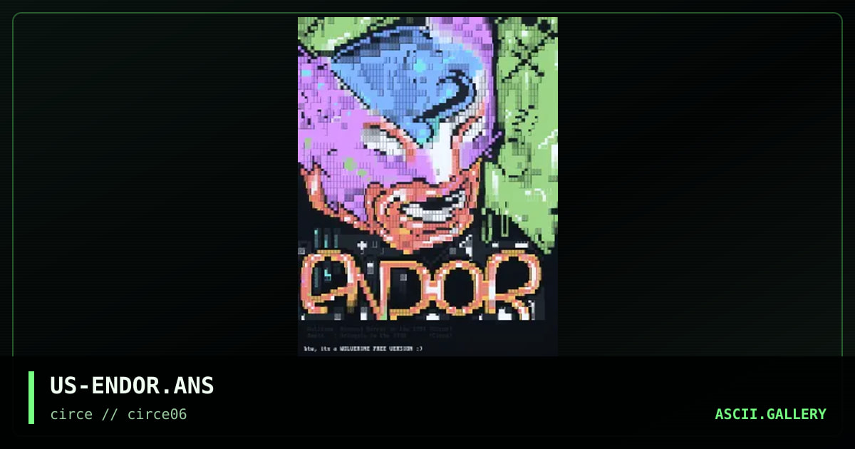 US-ENDOR.ANS, by diamond darrell, arlequin, 1998