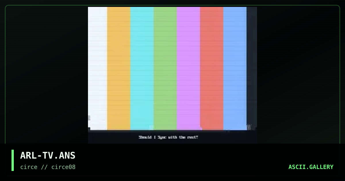 Reality TV, by arlequin, 2002