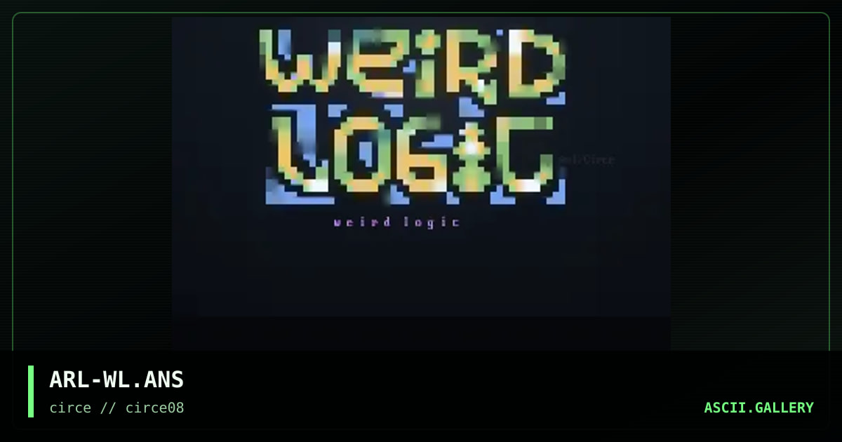 weird logic, by arlequin, 2002