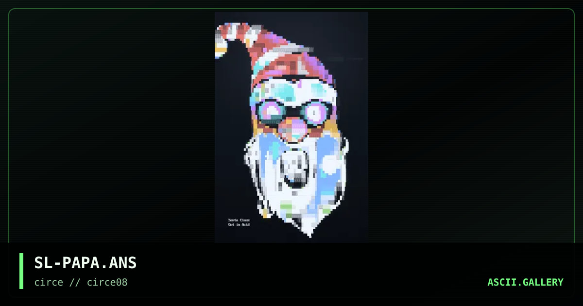 santa on lsd, by squareloop, 2002