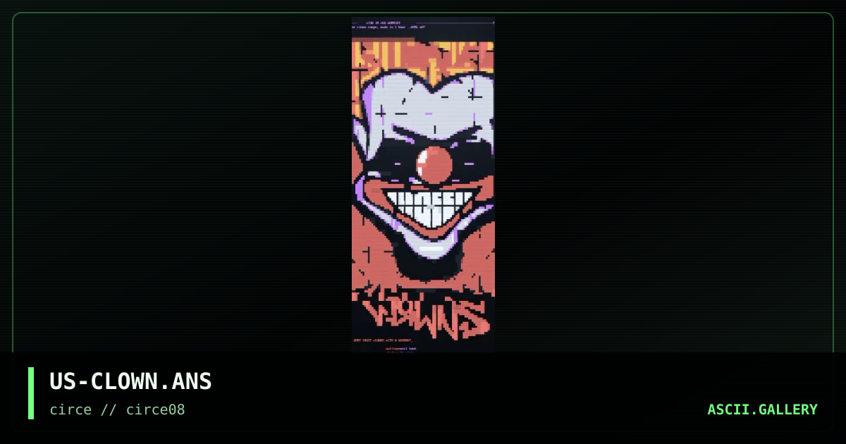 clown, by toot, zippy, 2002