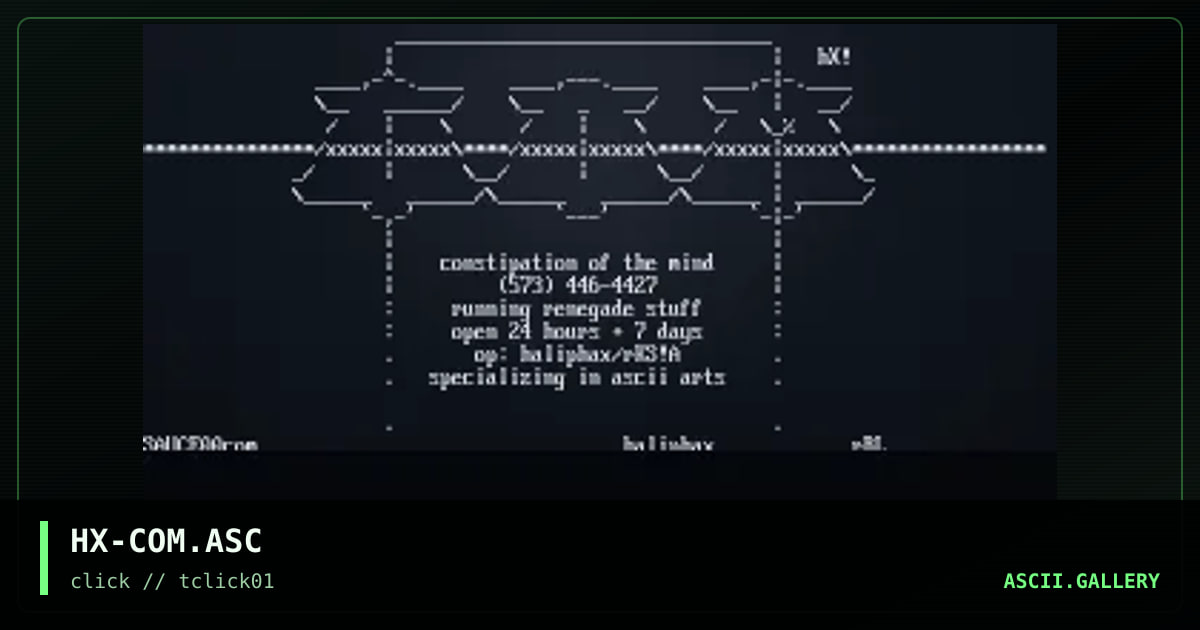 com, by haliphax, 1998